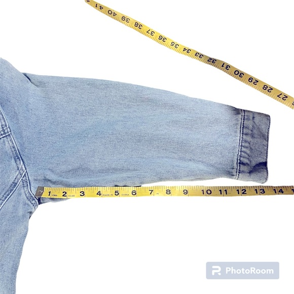 Guess Bomber Denim Jacket M - Picture 3 of 8